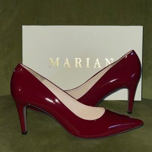 NIB Marian Dark Red Patent Leather Heel